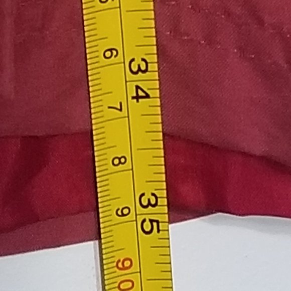 Utex Vintage Eaton's Red Wine Hooded Trench Coat Jacket Pocket Vented Small 90s - Picture 11 of 12